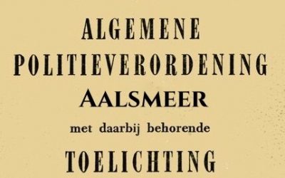 Algemene Plaatselijke Verordening Aalsmeer 2017
